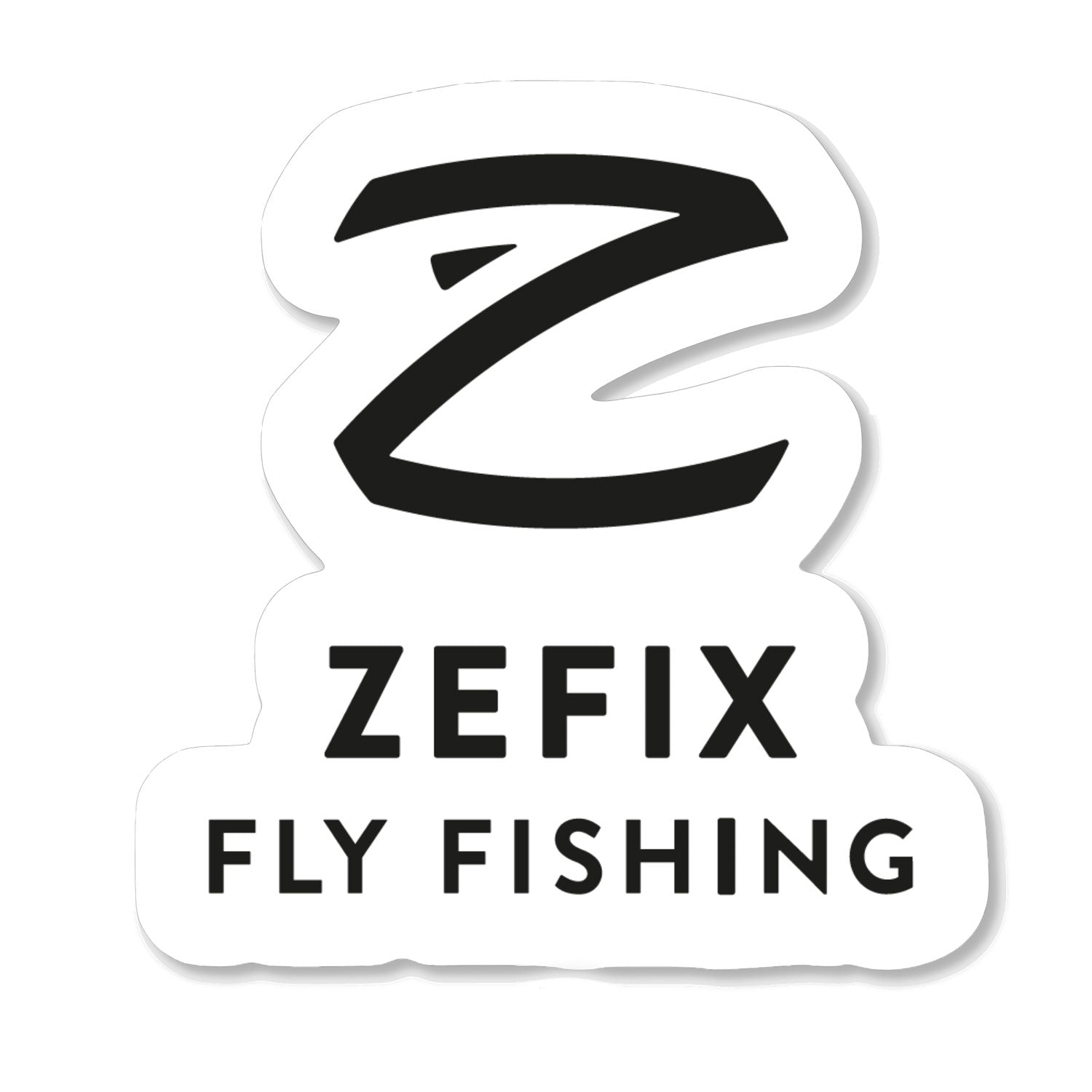 Zefix FlyFishing Sticker Kontur