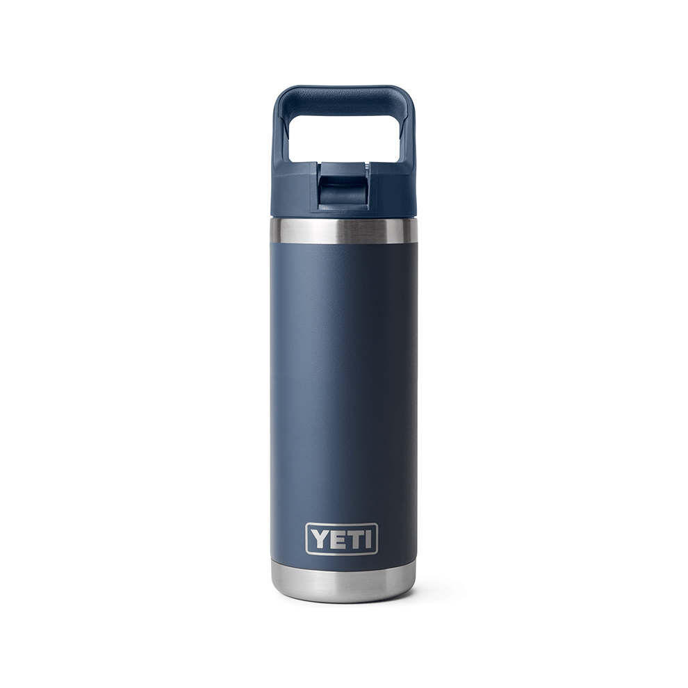 YETI® Rambler 18oz Flasche mit Trinkhalm