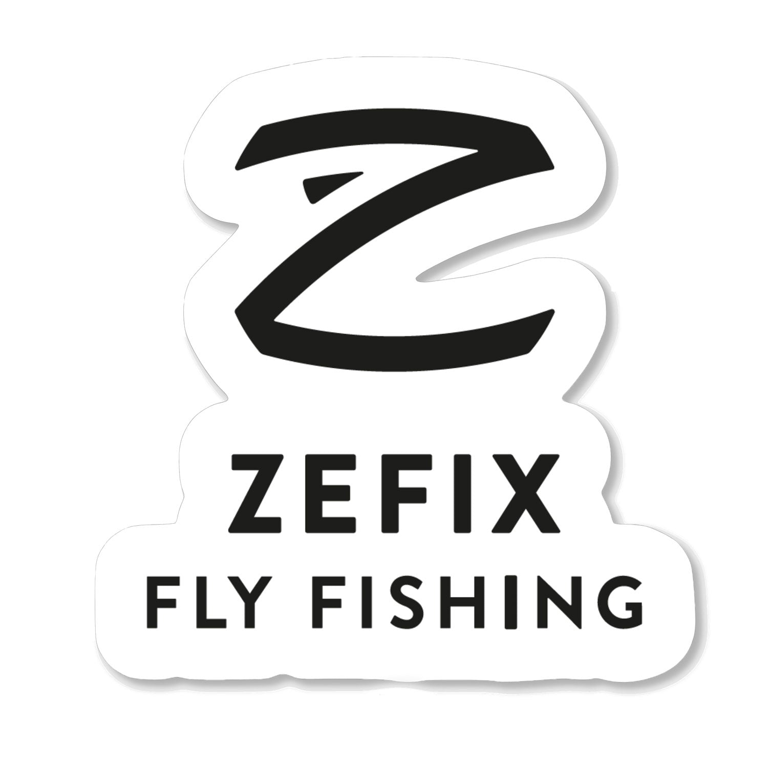 Zefix FlyFishing Sticker Kontur 